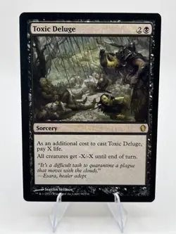 Toxic Deluge - Commander 2013 - MTG Magic the Gathering - Lightly Played (LP) - Image 1