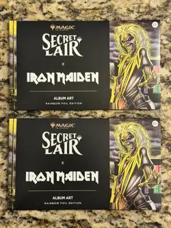 MTG Secret Lair x Iron Maiden: Album Art - Rainbow Foil Edition - SEALED - Image 1