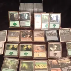Magic: The Gathering M14 Basic Land Lot Forest Plains Swamp English Regular - Image 1