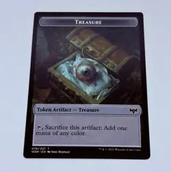 Magic The Gathering Vampire/Spirit 018 Token Midnight Hunt MTG Trading Card Tc7 - Image 1