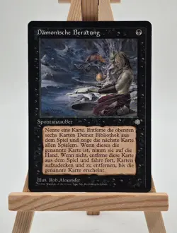 Damonische Beratung Eiszeit Magic Karte MTG deutsch (Demonic Consultation) - Image 1