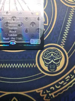 Sire of Seven Deaths (Borderless) (Mana Foil) Foundations Foil - Image 4