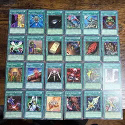 Vintage YUGIOH Card Deck Builder Lot, Retro Power Staples, First Editions - Image 1