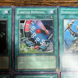 Vintage YUGIOH Card Deck Builder Lot, Retro Power Staples, First Editions - Image 2