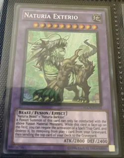 Yugioh 1x Naturia Exterio HA04-EN055 Secret Rare NM - Image 1
