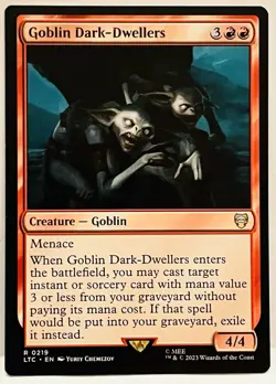 Goblin Dark-Dwellers - #219-MTG-Commander:LOTR-Tales Of Middle-earth-Regular-LP - Image 1
