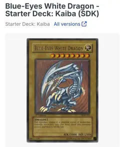 Blue-Eyes White Dragon SDK-001 Starter Deck: Kaiba Unlimited - Image 1