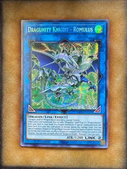 Yugioh Dragunity Knight - Romulus MP20-EN145 Secret Rare 1st Ed NM - Image 1