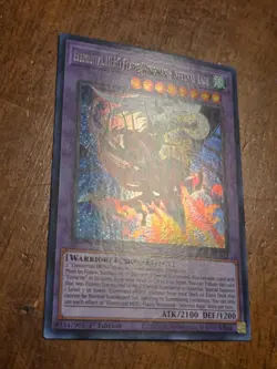 Elemental HERO Flame Wingman - Infernal Rage BLMR-EN012 Secret Rare Yugioh NM - Image 2