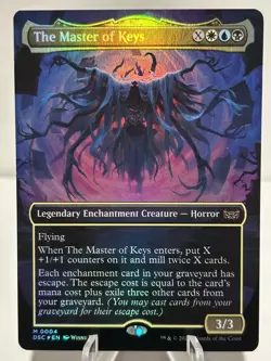 The Master of Keys (Borderless) 4 M Commander: Duskmourn FOIL NM MTG - Image 1