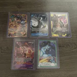 20x One Piece TCG Bundle Promos, Alt Arts, Leader Alts, SEC ,GOLD DON ! ALL MINT - Image 2