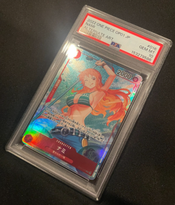 NAMI - One Piece TCG Japanese Romance Dawn OP01-016 Alternate Art Rare - PSA 10! - Image 1