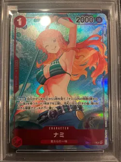 NAMI - One Piece TCG Japanese Romance Dawn OP01-016 Alternate Art Rare - PSA 10! - Image 3