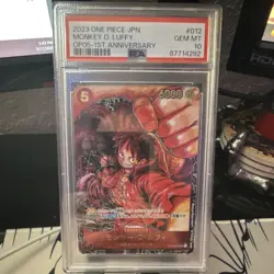 Namco Monkey D. Luffy ST01-012 Awakening Foil Alternate Art Super Rare PSA 10 - Image 1