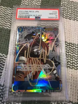 2023 One Piece Japanese Sogeking OP03-122 Manga Alt. Art PSA 10 GEM MT - Image 1
