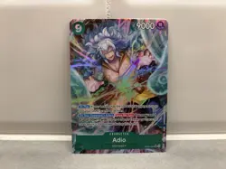 Adio One Piece CCG Emperors in the New World OP09-023 Parallel Foil SR 9000 Mint - Image 1