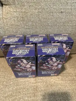 One Piece TCG Double Pack Set Vol. 9 DP-09 The Azure Sea's Seven SEALED Lot of 5 - Image 2