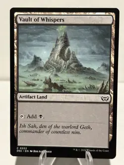 Vault of Whispers 322 C Commander: Duskmourn: House of Horror NM MTG - Image 1