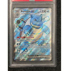 Pokemon Scarlet & Violet 151 Blastoise EX English Card 184/165 PSA 10 GEM MINT - Image 3
