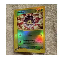 Pokemon Koffing 114/165 2002 Nintendo Holo Basic 50 HP English Card - Image 1