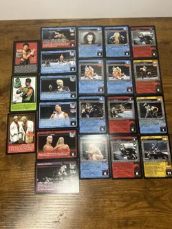 WWF/WWE Raw Deal TCG Wrestling Cards 00s Joblot 141 Cards - Image 2