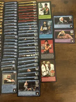 WWF/WWE Raw Deal TCG Wrestling Cards 00s Joblot 141 Cards - Image 5