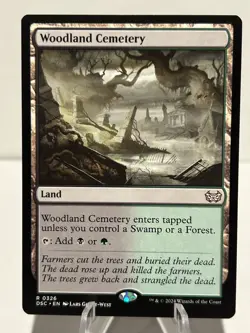 Woodland Cemetery 326 R Commander: Duskmourn: House of Horror NM MTG - Image 1