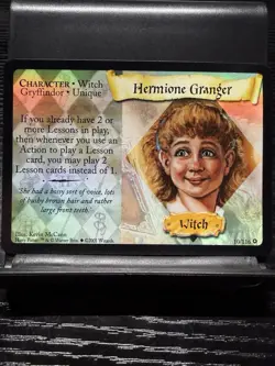 Harry Potter Hermione Granger 10/116 Holo Foil Rare Premium Character Base Card - Image 1