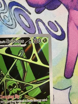 Pokemon TCG Team Rockets Spidops Card 187/182 Destined Rivals NM - Image 3