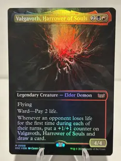Valgavoth, Harrower of Souls (Borderless) 6 M Commander: Duskmourn FOIL NM MTG - Image 1