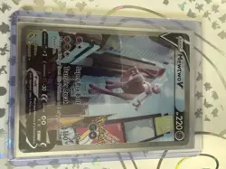 Pokemon Mewtwo V Ultra Rare 072/078 GO Set 220 HP 160 Attack Psychic Card - Image 1