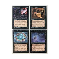 Hymn to Tourach x4 MTG Old Border Mixed Art NM-LP Magic Card Lot - Image 1