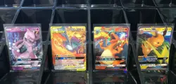 Pokemon TCG CHARIZARD, MEWTWO, RAICHU, MOLTRES & ZAPDOS & ARTICUNO GX Cards Rare - Image 1