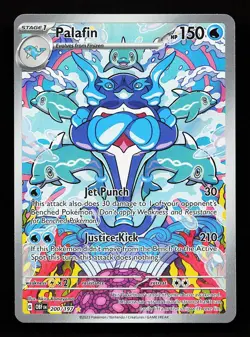 Palafin 200/197 Illustration Rare Obsidian Flames Pokemon Card - Image 1