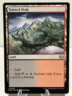 Tainted Peak 304 U Commander: Duskmourn: House of Horror NM MTG - Image 1