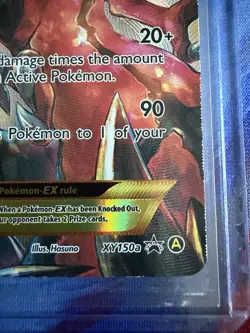 Pokemon TCG Yveltal EX Black Star Promo Card XY150a Full Art - Image 4