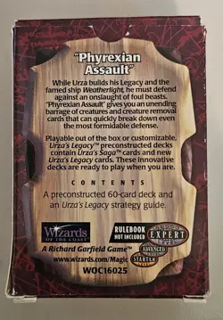 MTG Urza's Legacy - Phyrexian Assault Theme Deck, Open, Excellent - Image 2