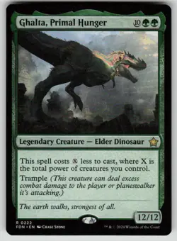 Ghalta, Primal Hunger R Foundations 222 NM - Image 1