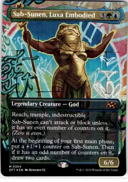 MTG Sab-Sunen, Luxa Embodied (Borderless) Aetherdrift holo #354 - Image 1