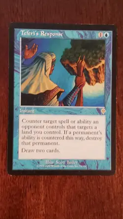 Teferi's Response Invasion EX/LP #78 MTG Magic the Gathering Instant Rare Blue - Image 5