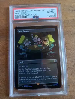 2024 MTG FALLOUT LAUNCH PARTY FOIL #1068 WAR ROOM PSA 10 - Image 1