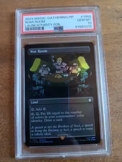 2024 MTG FALLOUT LAUNCH PARTY FOIL #1068 WAR ROOM PSA 10 - Image 2