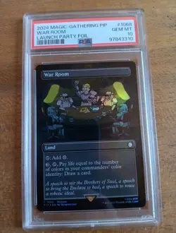 2024 MTG FALLOUT LAUNCH PARTY FOIL #1068 WAR ROOM PSA 10 - Image 4