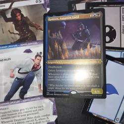 Magic Deck Commander ASSASSINS Tribal Fun Etched Foil Ramses Assassin Lord MTG - Image 1