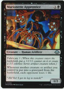 Marionette Apprentice 100 Uncommon Modern Horizons 3 Foil Near Mint - Image 2