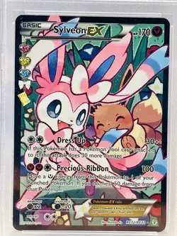 2016 Pokemon XY Generations Radiant RC32 Sylveon EX PSA 6 FA - Image 2