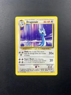 1999 Pokemon Dragonair Unlimited Non Holo NM Vintage Rare Base Set #18 - Image 1