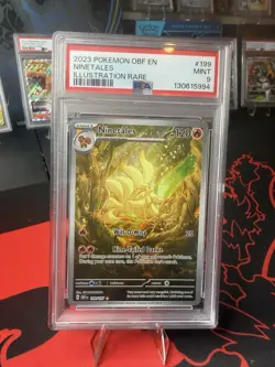 Pokemon Obsidian Flames TCG - Ninetales #199/197 Illustration Rare Near Mint - Image 1