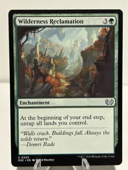 Wilderness Reclamation 205 U Commander: Duskmourn: House of Horror NM MTG - Image 1