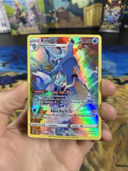 Pokemon Card Astral Radiance SWSH10 Kingdra Full Art Rare TG03/TG30 - Creased - Image 2